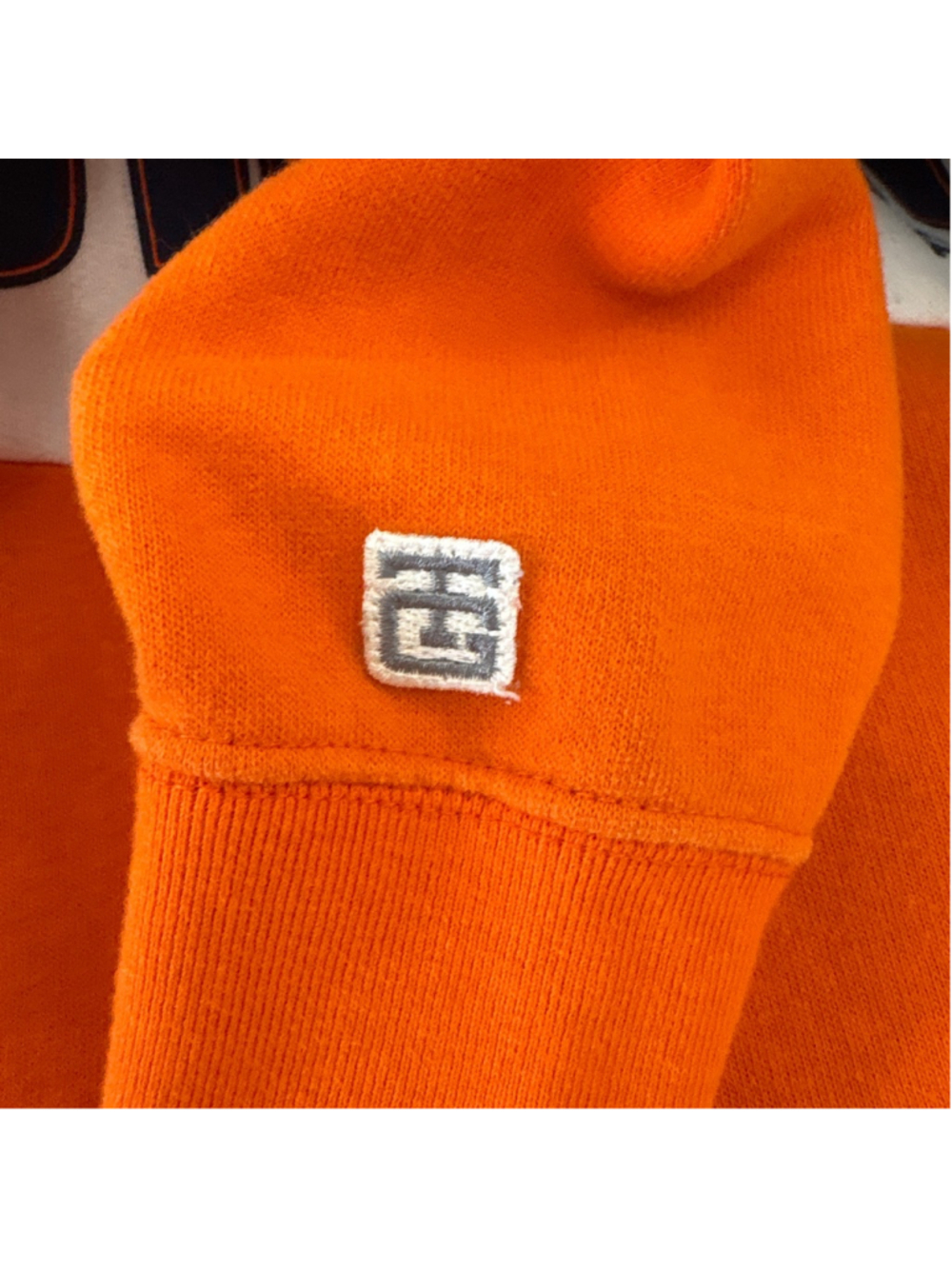 Tailgate Chicago Bears Sweatshirt S Navy Orange - Picture 6 of 6